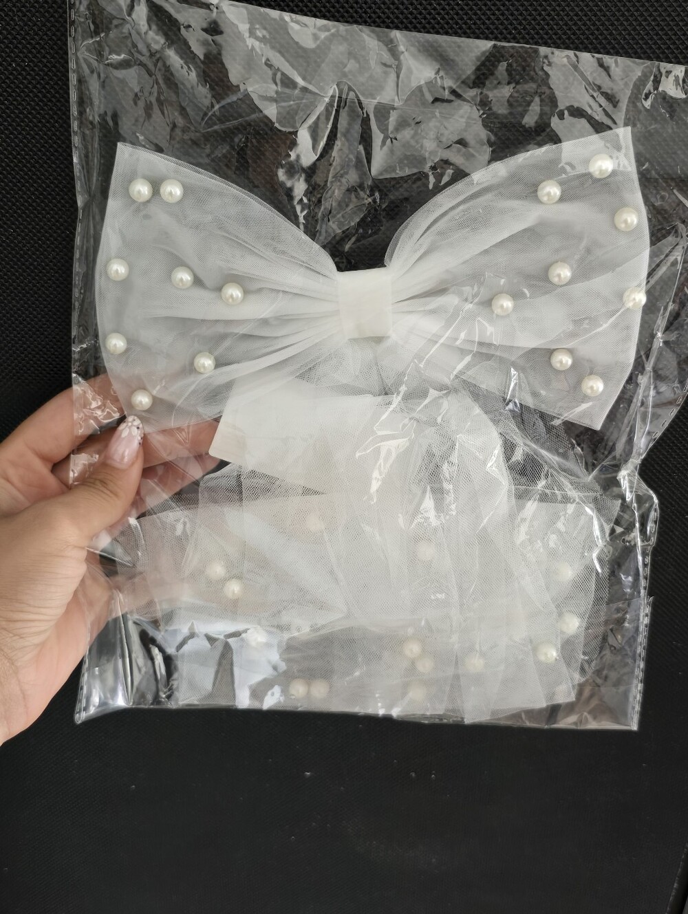 Bridal Pearl Bow
